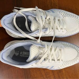 K Swiss Supreme Womens Pickleball Shoe - Star White/Heather/Peach Fuzz - Size 9